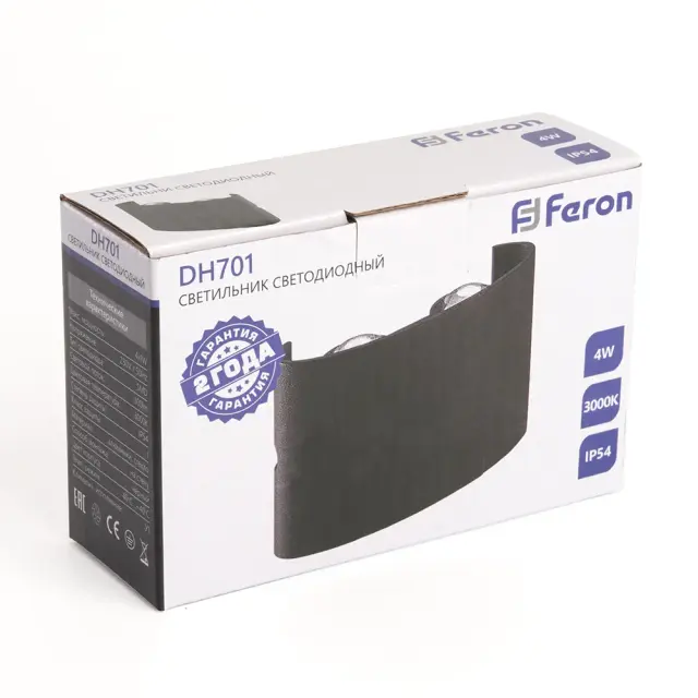 Уличный светильник Feron 48313 DH701 — черный, ракурс 4