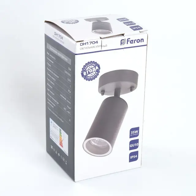 Уличный светильник Feron 48321 DH1704 — серый, ракурс 9