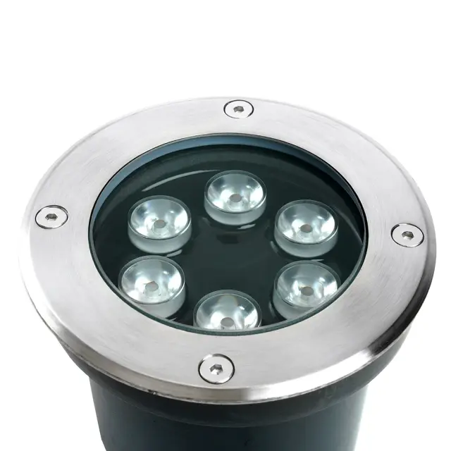 Встраиваемый в дорогу светильник Feron 48346 SP2802 — серый, ракурс 4