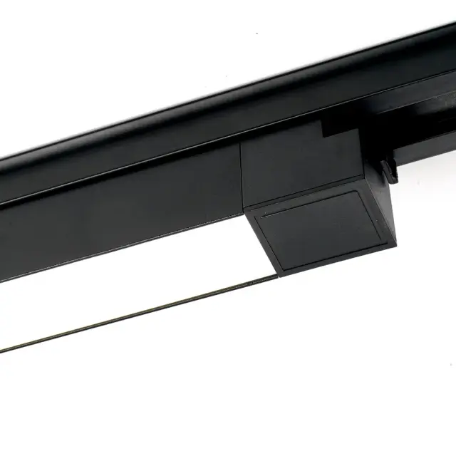 Светильник для однофазного шинопровода Feron 48380 AL132 — черный, ракурс 10