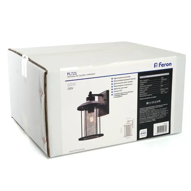 Уличный светильник Feron 48388 PL721 — черный, ракурс 8