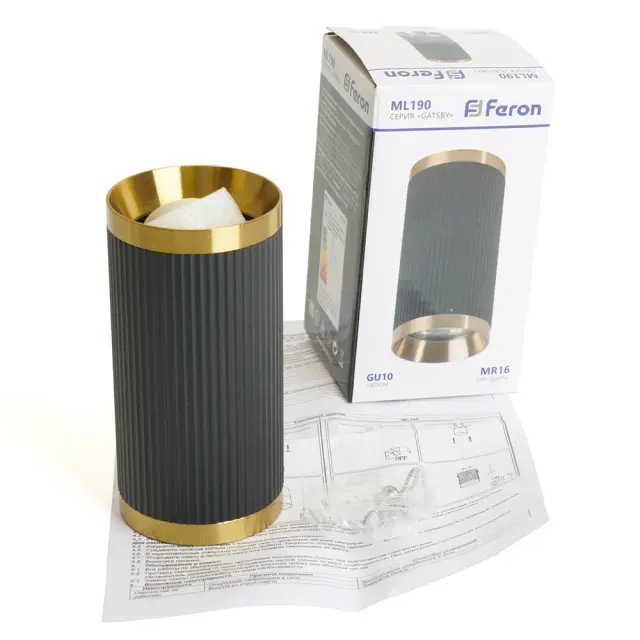 Точечный светильник Feron 48851 ML190 — черный, ракурс 10
