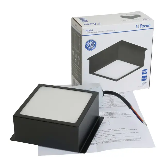 Точечный светильник Feron 48914 AL254 — черный, ракурс 7