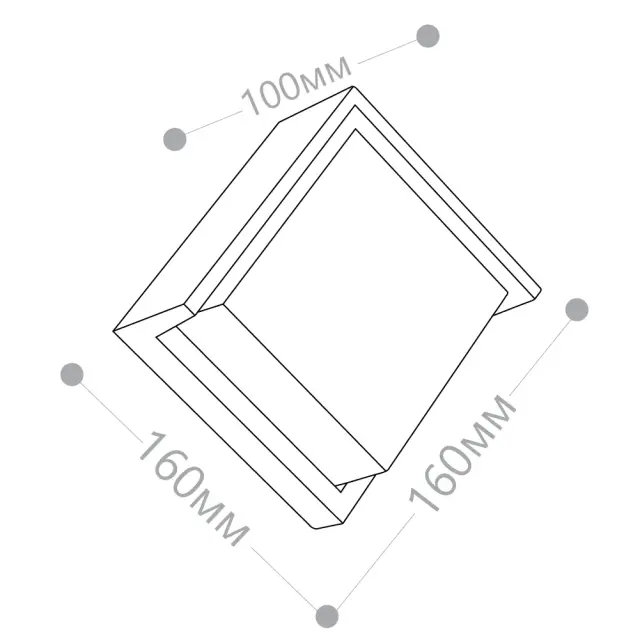 Уличный светильник Feron 06350 DH108 — черный, ракурс 5