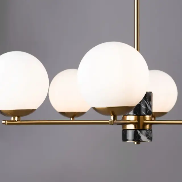 Потолочная люстра Freya MARBLE — белый, ракурс 6