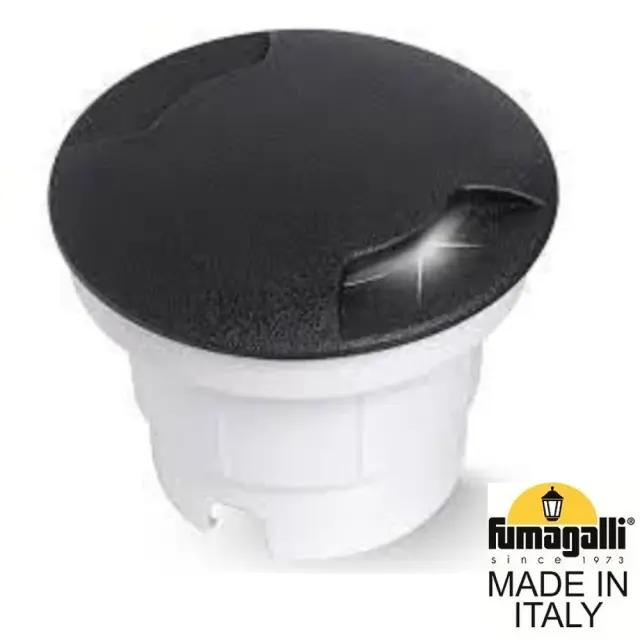 Встраиваемый в дорогу светильник Fumagalli 2F2.000.000.AXG1L CECI — черный, ракурс 2