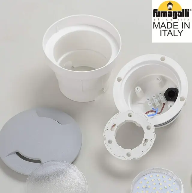 Встраиваемый в дорогу светильник Fumagalli 2F2.000.000.LXG1L CECI — серый, ракурс 6