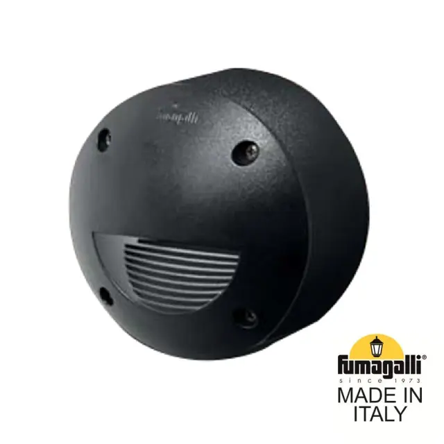Встраиваемый в дорогу светильник Fumagalli 2S4.000.000.AYG1L LETI — черный, ракурс 2