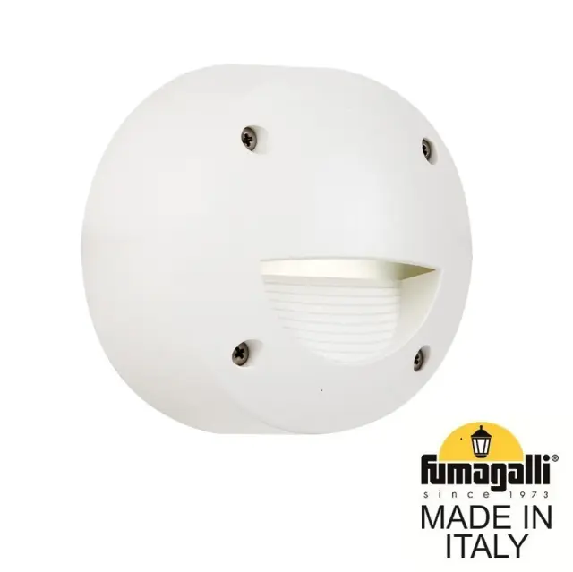Встраиваемый в дорогу светильник Fumagalli 2S4.000.000.WYG1L LETI — белый