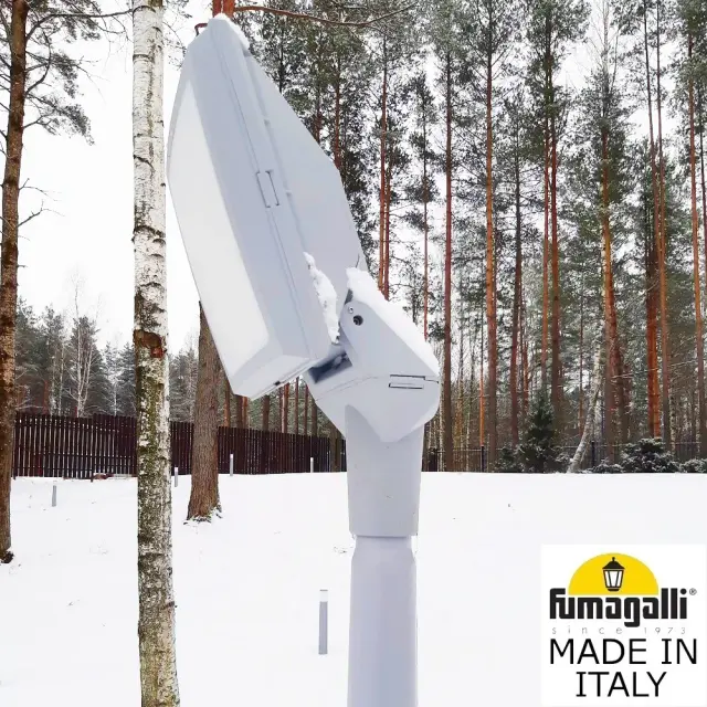 Фонарный столб Fumagalli 4P2.362.G10.LYF1R GIORGIO — серый, ракурс 10