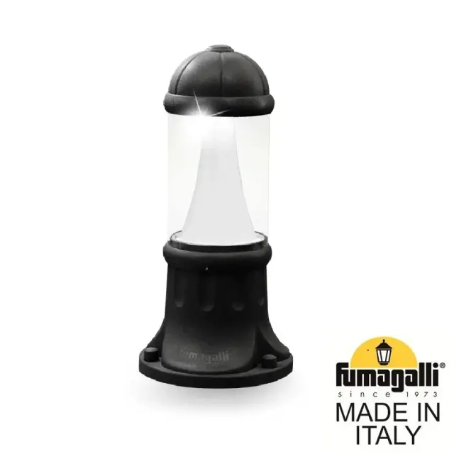 Наземный уличный светильник Fumagalli D15.553.000.AXD1L.CRB SAURO — черный