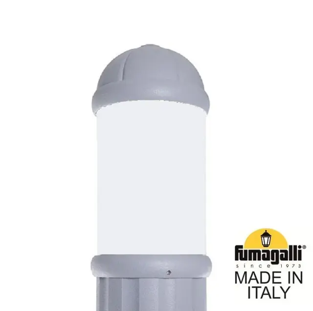 Наземный уличный светильник Fumagalli D15.554.000.LYF1R SAURO — серый, ракурс 2