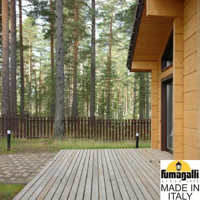 Наземный уличный светильник Fumagalli DR2.575.000.AYE27 AMELIA — черный, ракурс 9
