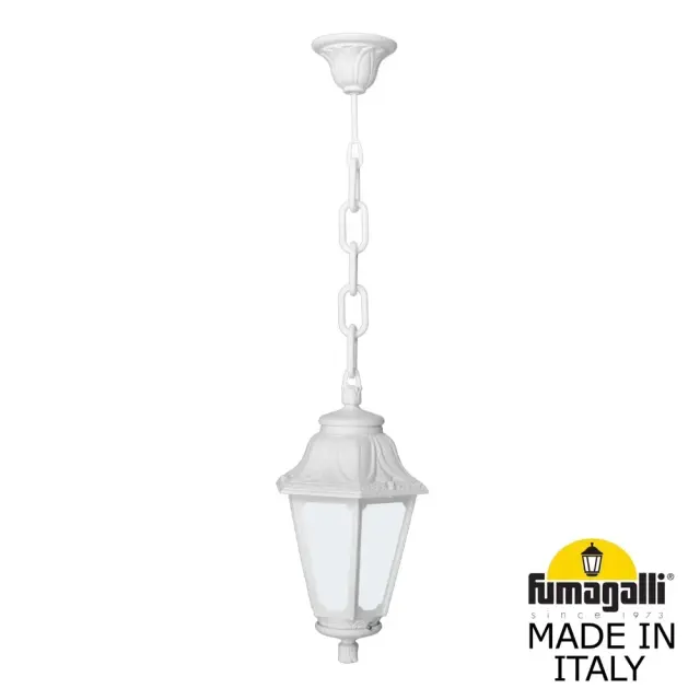 Подвесной уличный светильник Fumagalli E22.120.000.WYE27 ANNA — белый