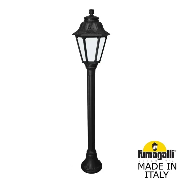 Наземный уличный светильник Fumagalli E22.151.000.AYE27 ANNA — черный