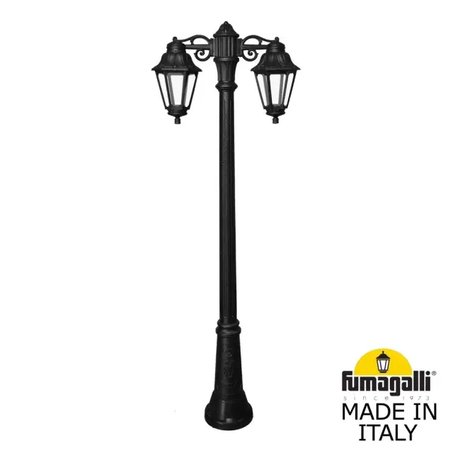 Фонарный столб Fumagalli E22.156.S20.AXE27DN ANNA — черный
