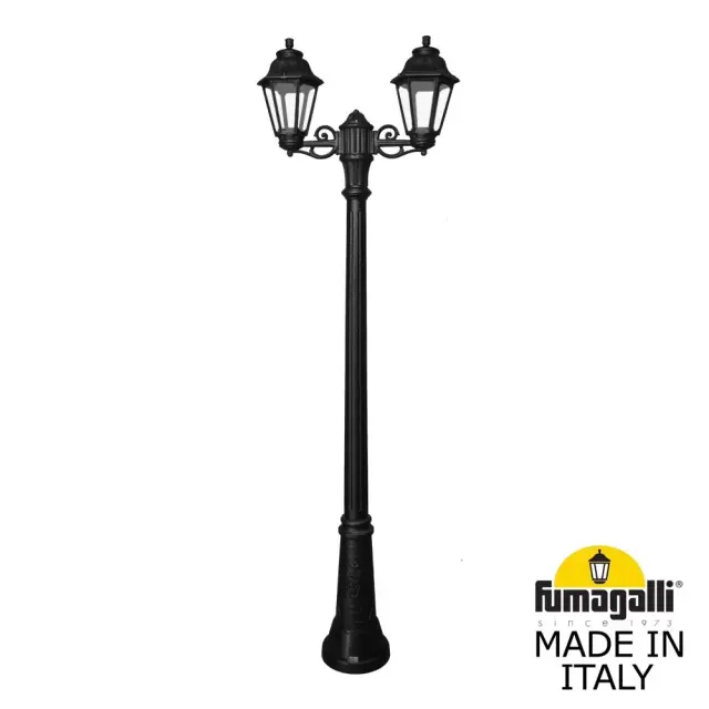 Фонарный столб Fumagalli E22.156.S20.AXE27 ANNA — черный