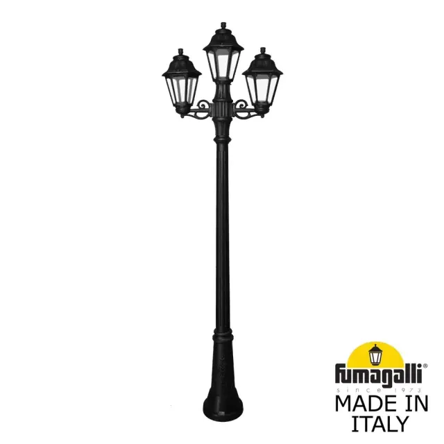 Фонарный столб Fumagalli E22.156.S21.AXE27 ANNA — черный