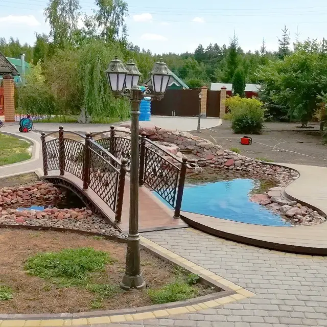 Фонарный столб Fumagalli E22.156.S30.BYE27 ANNA — бронза, ракурс 5