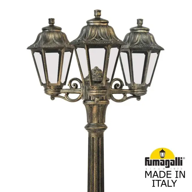 Фонарный столб Fumagalli E22.156.S31.BXE27 ANNA — бронза, ракурс 2