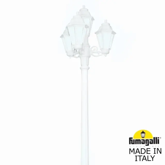 Фонарный столб Fumagalli E22.156.S31.WYE27 ANNA — белый, ракурс 7