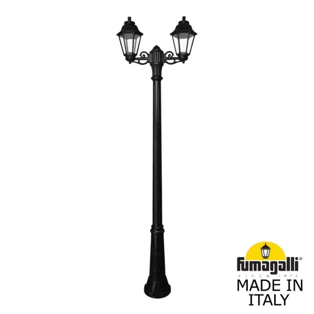 Фонарный столб Fumagalli E22.157.S20.AXE27 ANNA — черный