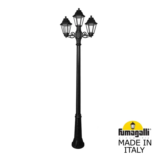 Фонарный столб Fumagalli E22.157.S21.AXE27 ANNA — черный