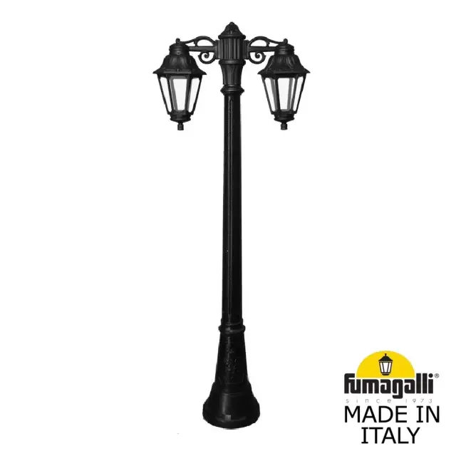 Фонарный столб Fumagalli E22.158.S20.AXE27DN ANNA — черный