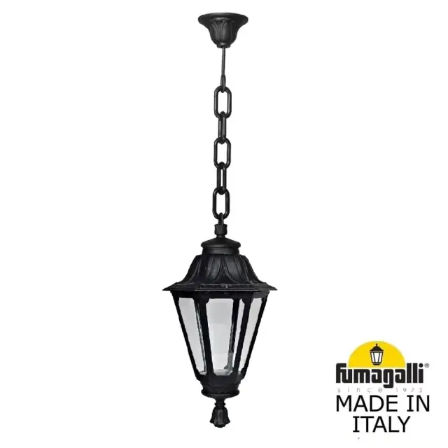 Подвесной уличный светильник Fumagalli E26.120.000.AXE27 RUT — черный