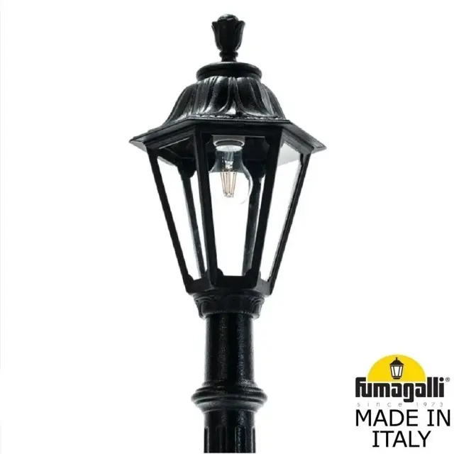 Фонарный столб Fumagalli E26.158.000.AXE27 RUT — черный, ракурс 2