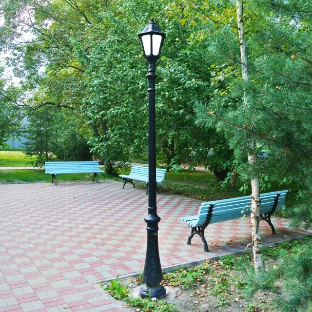 Фонарный столб Fumagalli E35.202.000.AYH27 NOEMI — черный, ракурс 8