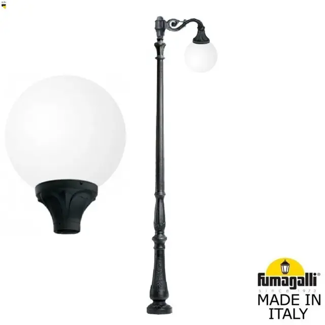 Фонарный столб Fumagalli G40.205.M10.AYE27 GLOBE 400 — черный