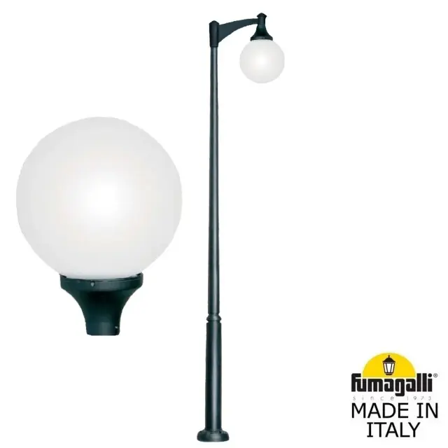 Фонарный столб Fumagalli G41.372.A10.AYE27 GLOBE 400 modern — черный