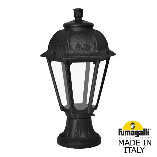 Наземный уличный светильник Fumagalli K22.110.000.AXE27 SABA — черный