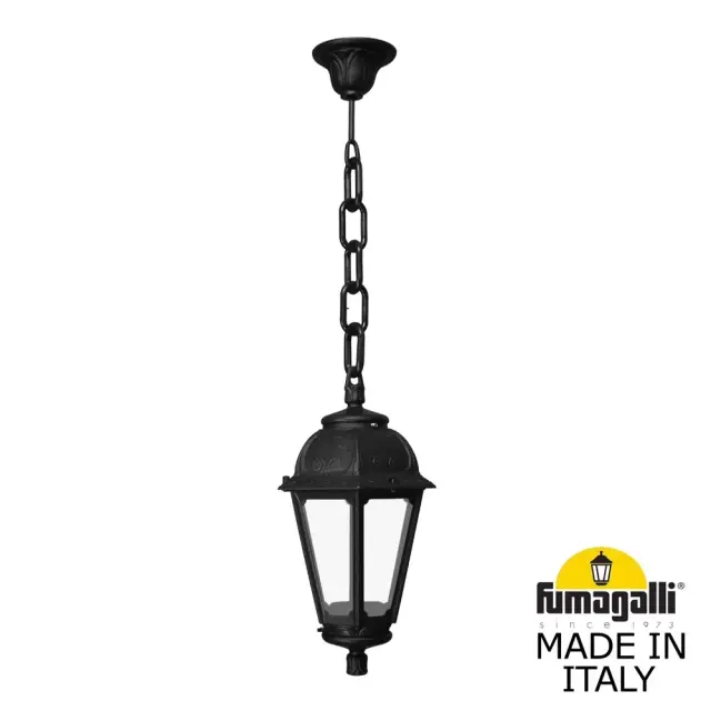 Подвесной уличный светильник Fumagalli K22.120.000.AXE27 SABA — черный