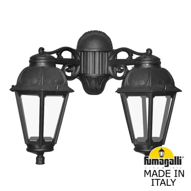 Уличный светильник Fumagalli K22.141.000.AXE27DN SABA — черный