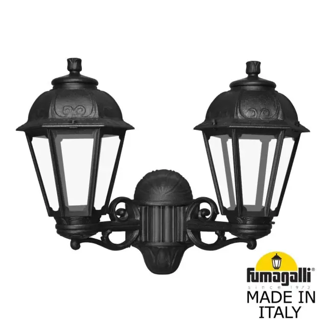 Уличный светильник Fumagalli K22.141.000.AXE27 SABA — черный