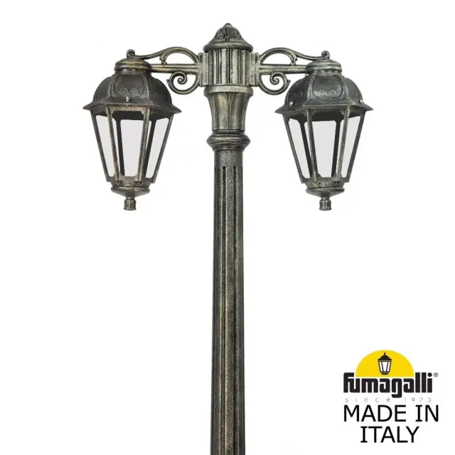 Наземный уличный светильник Fumagalli K22.156.S20.BXE27DN SABA — бронза, ракурс 2