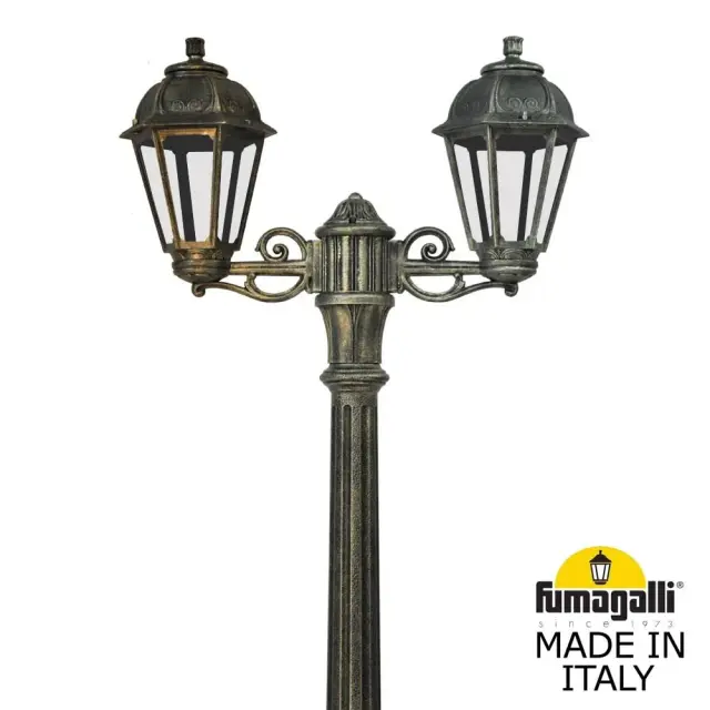 Фонарный столб Fumagalli K22.156.S20.BXE27 SABA — бронза, ракурс 2