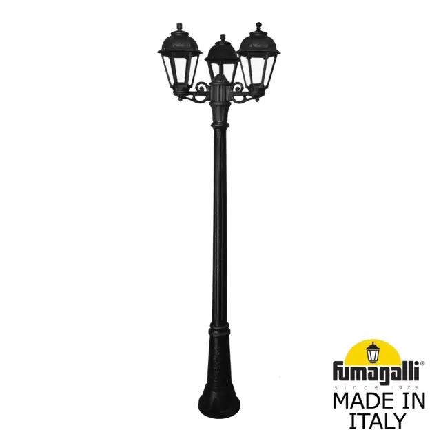 Фонарный столб Fumagalli K22.156.S30.AXE27 SABA — черный