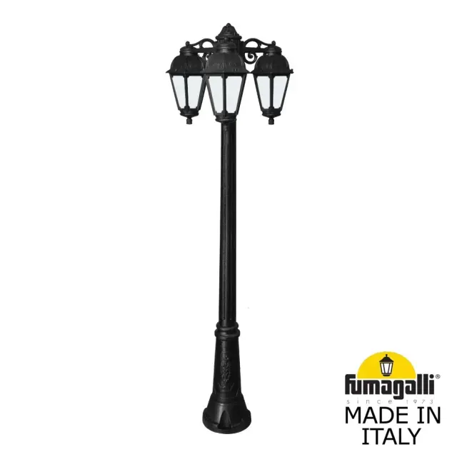 Наземный уличный светильник Fumagalli K22.156.S30.AYE27DN SABA — черный