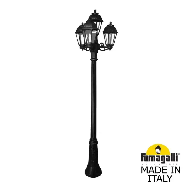 Фонарный столб Fumagalli K22.156.S31.AXE27 SABA — черный