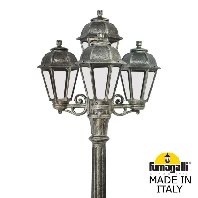 Фонарный столб Fumagalli K22.157.S31.BXE27 SABA — бронза, ракурс 2