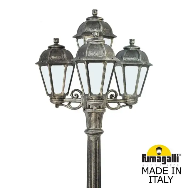 Фонарный столб Fumagalli K22.157.S31.BYE27 SABA — бронза, ракурс 2