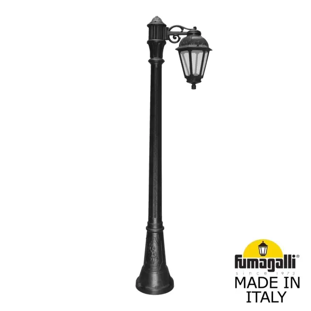 Наземный уличный светильник Fumagalli K22.158.S10.AXE27 SABA — черный