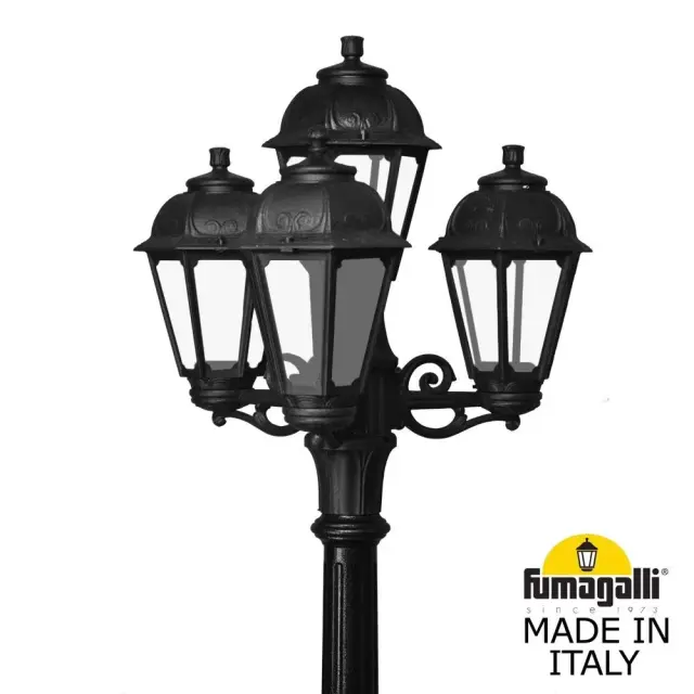 Фонарный столб Fumagalli K22.158.S31.AXE27 SABA — черный, ракурс 2