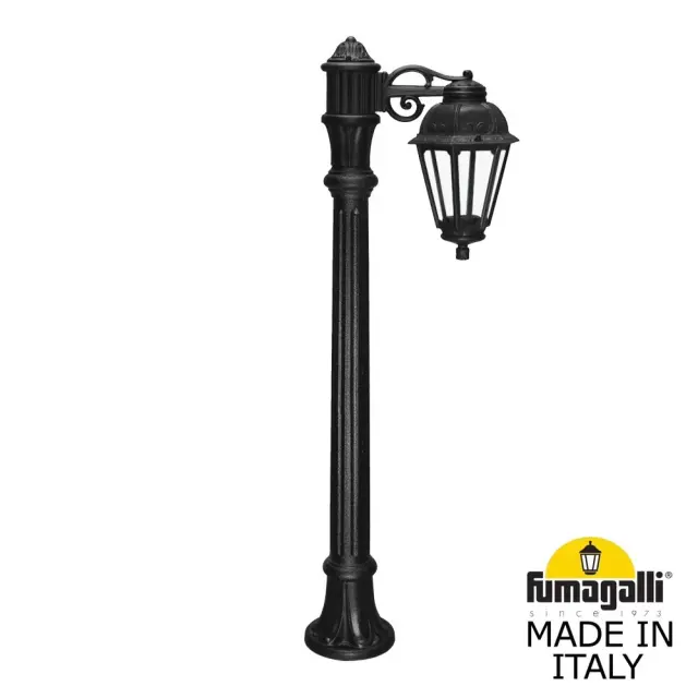 Наземный уличный светильник Fumagalli K22.163.S10.AXE27 SABA — черный