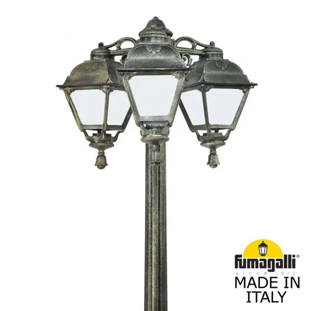 Фонарный столб Fumagalli U23.156.S30.BYE27DN CEFA — бронза, ракурс 2