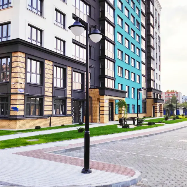 Фонарный столб Fumagalli V50.372.A20.AXH27 VIVI — черный, ракурс 2