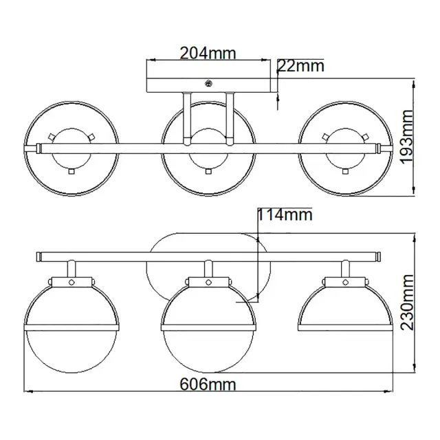 Светильник для ванной комнаты Hinkley HK-HOLLIS3-C-HB-BATH — латунь, ракурс 6